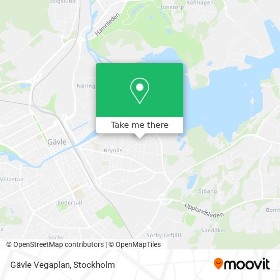 Gävle Vegaplan map