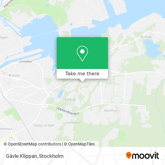 Gävle Klippan map