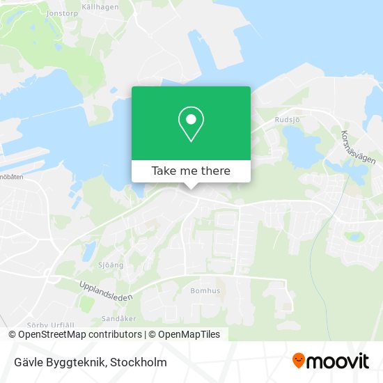 Gävle Byggteknik map