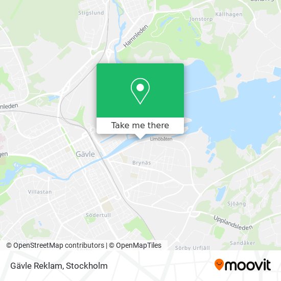 Gävle Reklam map