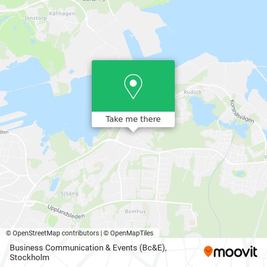 Business Communication & Events (Bc&E) map