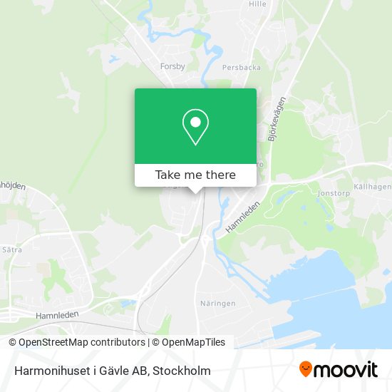 Harmonihuset i Gävle AB map