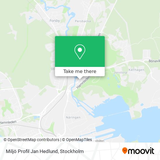 Miljö Profil Jan Hedlund map