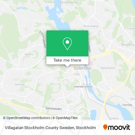 Villagatan Stockholm County Sweden map