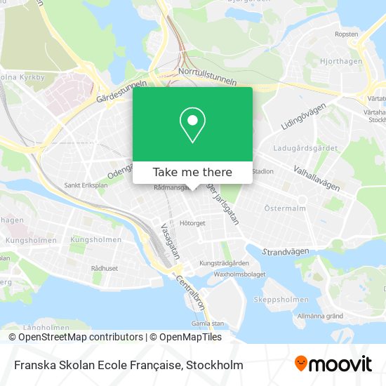 Franska Skolan Ecole Française map