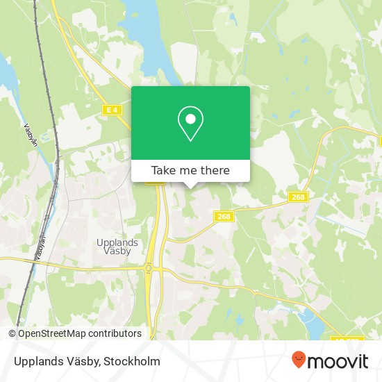 Upplands Väsby map