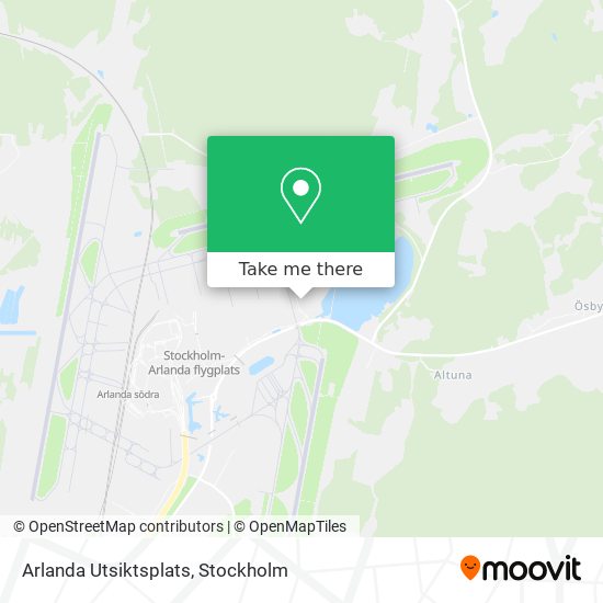 Arlanda Utsiktsplats map
