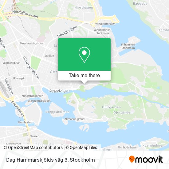 Dag Hammarskjölds väg 3 map