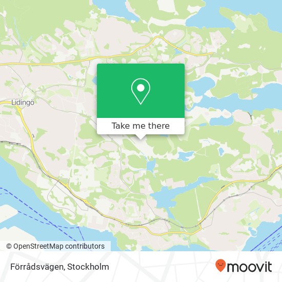 Förrådsvägen map