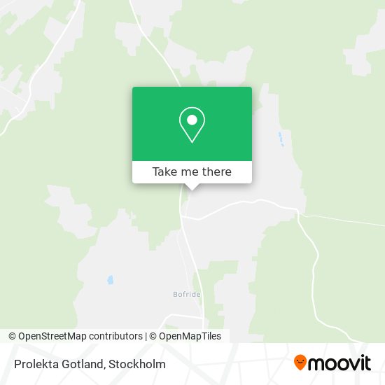Prolekta Gotland map