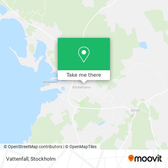 Vattenfall map