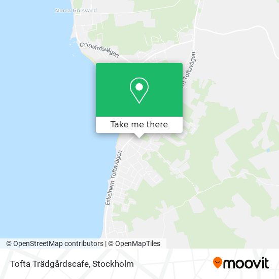 Tofta Trädgårdscafe map