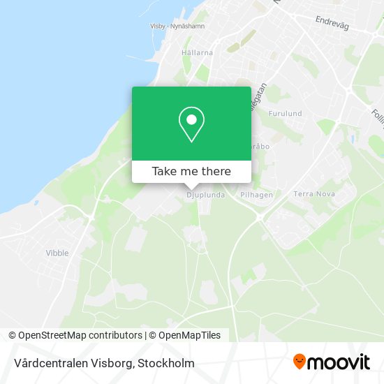 Vårdcentralen Visborg map