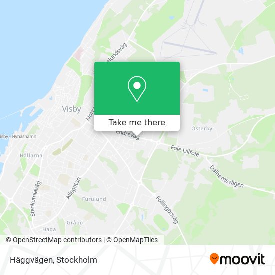 Häggvägen map