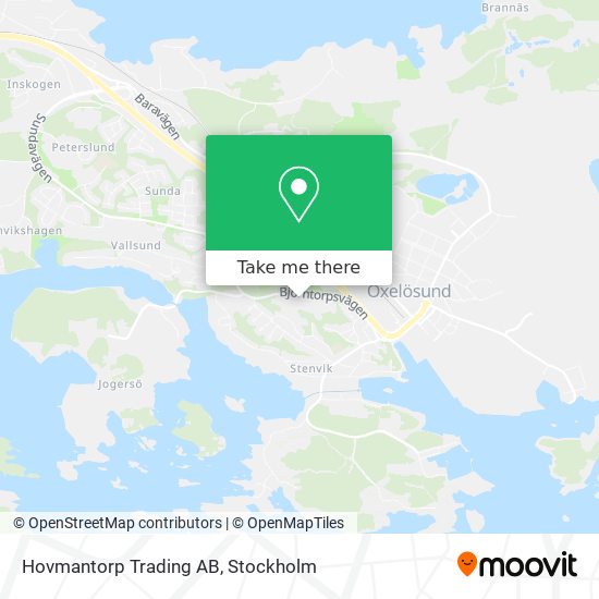 Hovmantorp Trading AB map