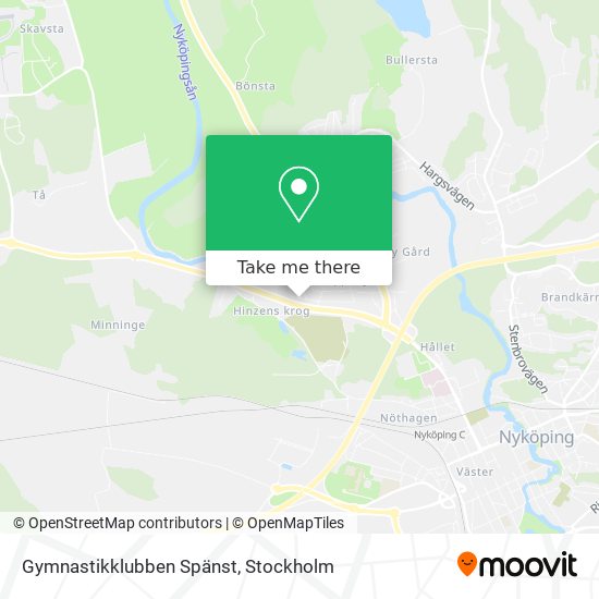 Gymnastikklubben Spänst map