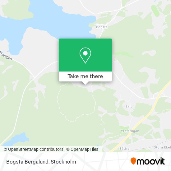 Bogsta Bergalund map