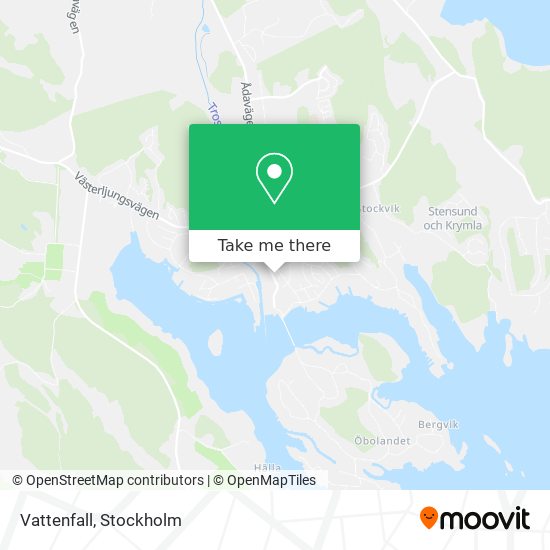 Vattenfall map