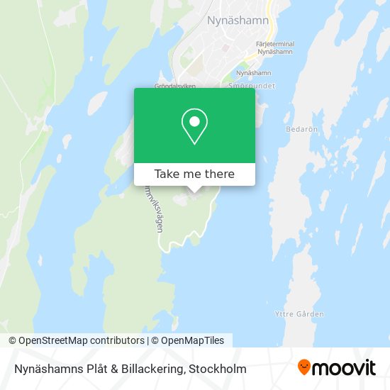 Nynäshamns Plåt & Billackering map