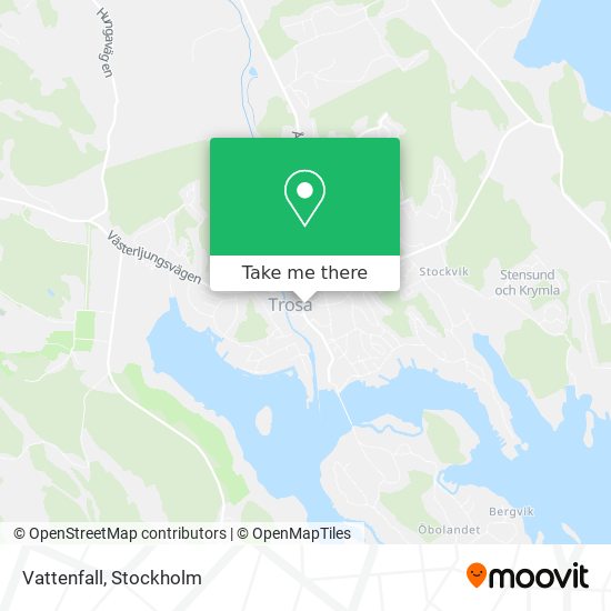 Vattenfall map