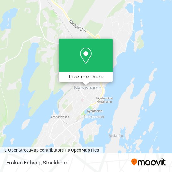 Fröken Friberg map