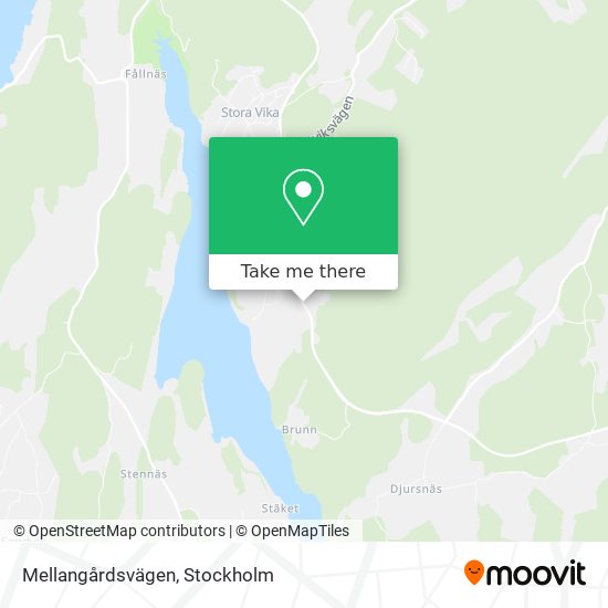 Mellangårdsvägen map