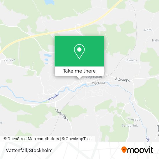 Vattenfall map