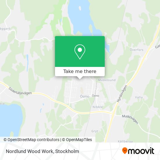 Nordlund Wood Work map