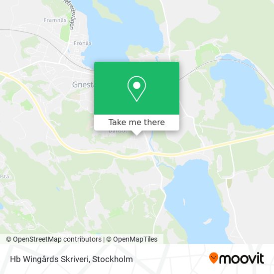 Hb Wingårds Skriveri map