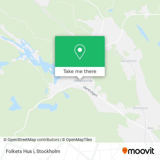 Folkets Hus i map