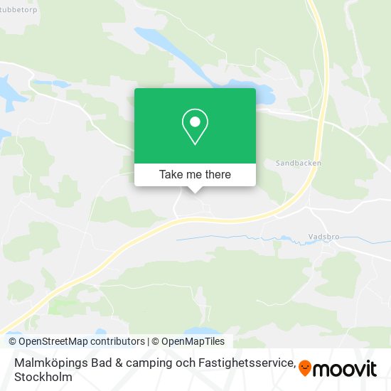 Malmköpings Bad & camping och Fastighetsservice map