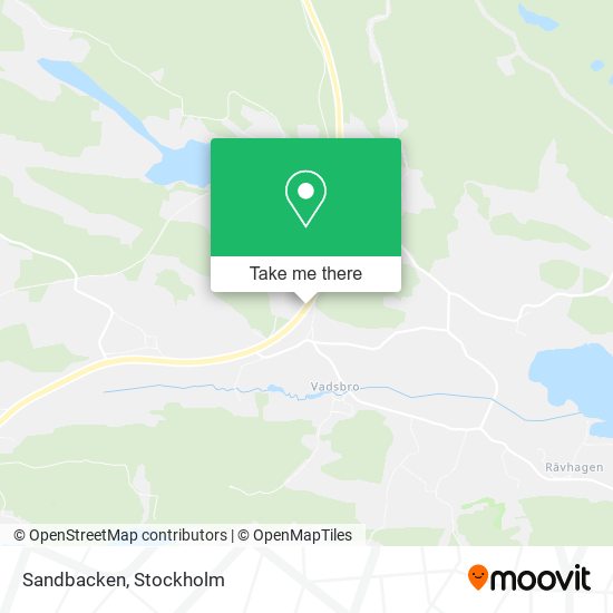 Sandbacken map