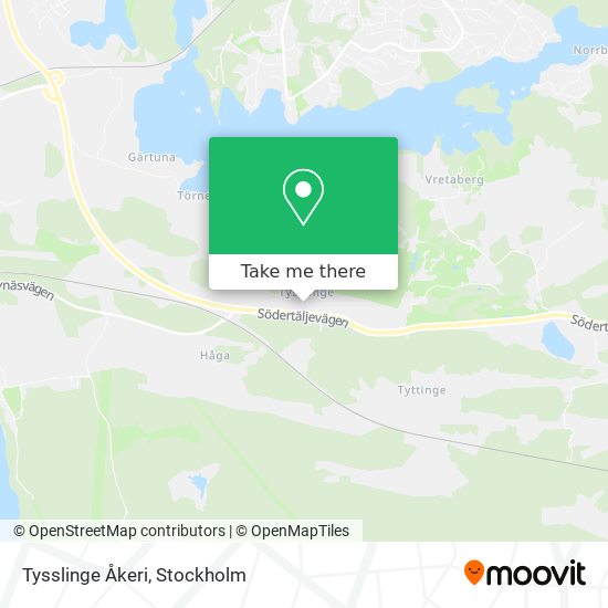 Tysslinge Åkeri map