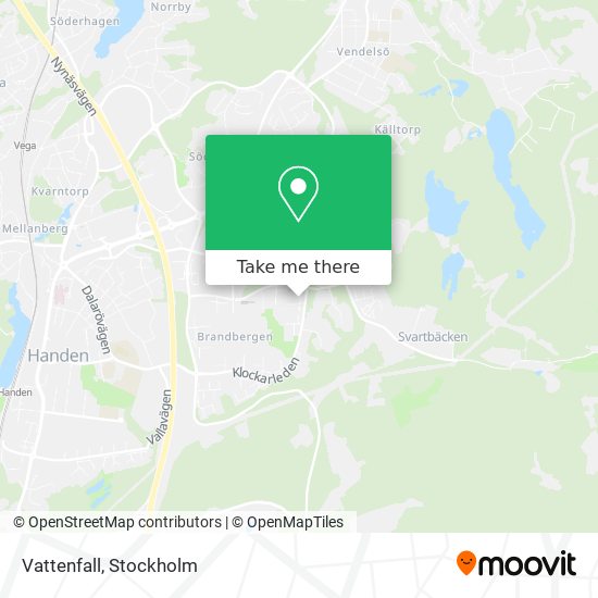 Vattenfall map