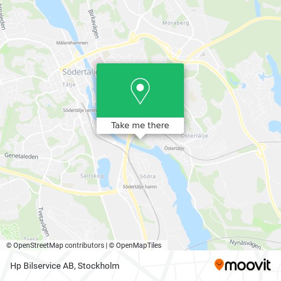 Hp Bilservice AB map