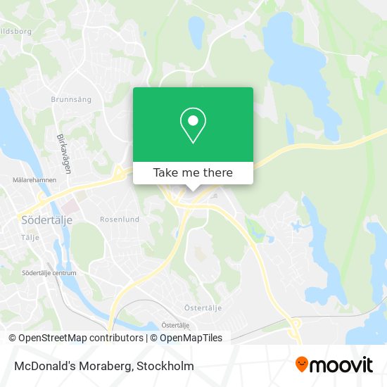 McDonald's Moraberg map