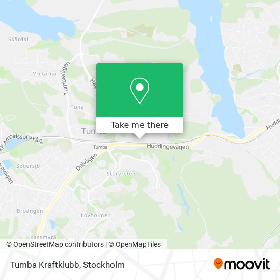 Tumba Kraftklubb map