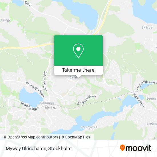 Myway Ulricehamn map