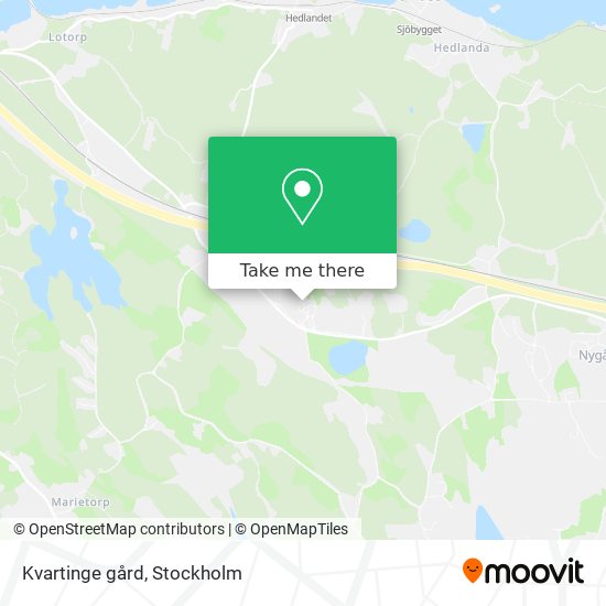 Kvartinge gård map