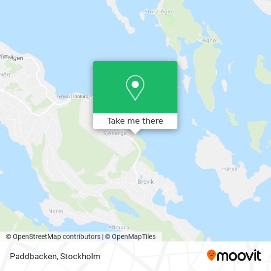 Paddbacken map