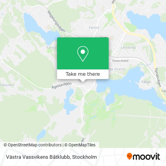 Västra Vassvikens Båtklubb map