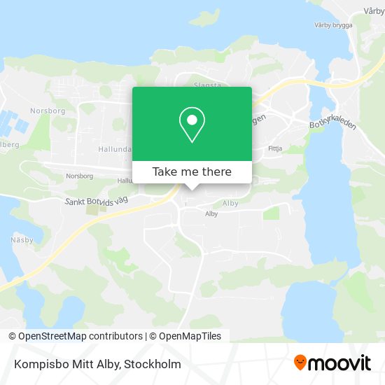 Kompisbo Mitt Alby map