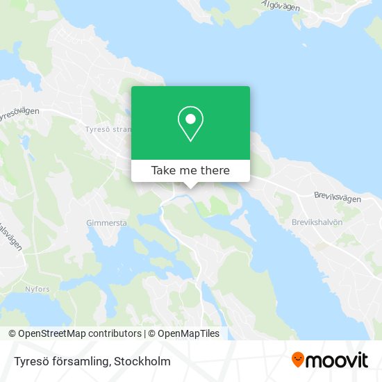 Tyresö församling map