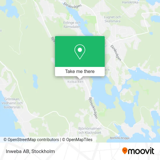 Inweba AB map