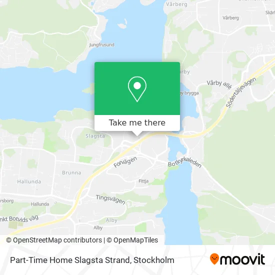 Part-Time Home Slagsta Strand map