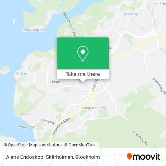Aleris Endoskopi Skärholmen map