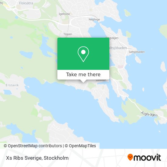 Xs Ribs Sverige map