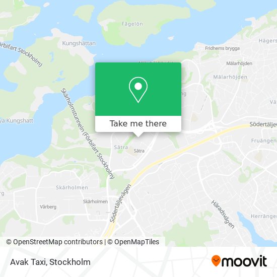 Avak Taxi map