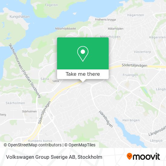 Volkswagen Group Sverige AB map