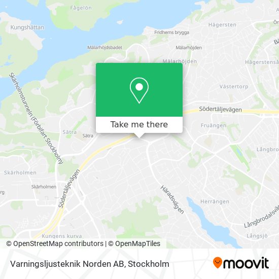 Varningsljusteknik Norden AB map